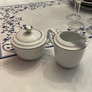 Noritake Stoneleigh Cream and Sugar Set
